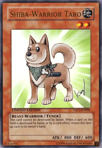 Shiba-Warrior Taro [YAP1-EN008] Ultra Rare - Doe's Cards