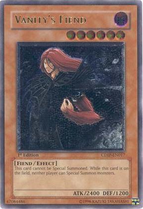 Vanity's Fiend [CDIP-EN017] Ultimate Rare - Doe's Cards