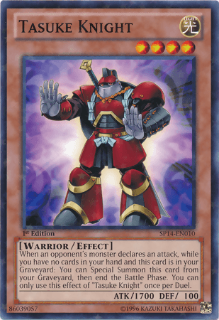 Tasuke Knight [SP14-EN010] Starfoil Rare - Doe's Cards