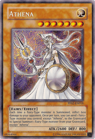 Athena [PP02-EN018] Secret Rare - Doe's Cards