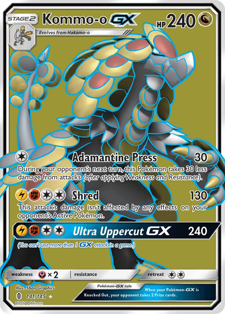 Kommo-o GX (141/145) [Sun & Moon: Guardians Rising] - Doe's Cards