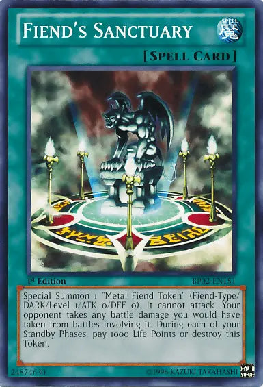 Fiend's Sanctuary [BP02-EN151] Common - Doe's Cards