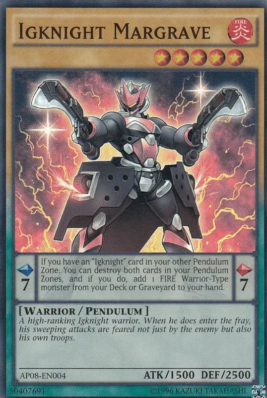 Igknight Margrave [AP08-EN004] Super Rare - Doe's Cards