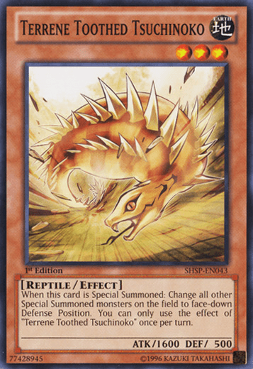 Terrene Toothed Tsuchinoko [SHSP-EN043] Common - Doe's Cards