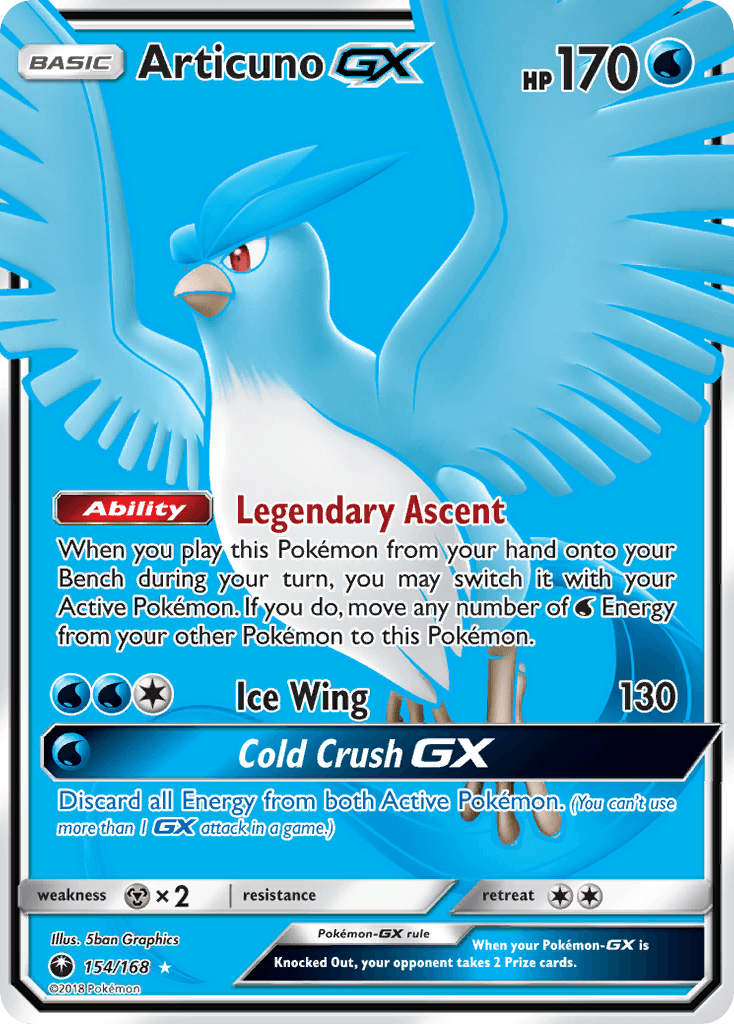 Articuno GX (154/168) [Sun & Moon: Celestial Storm] - Doe's Cards