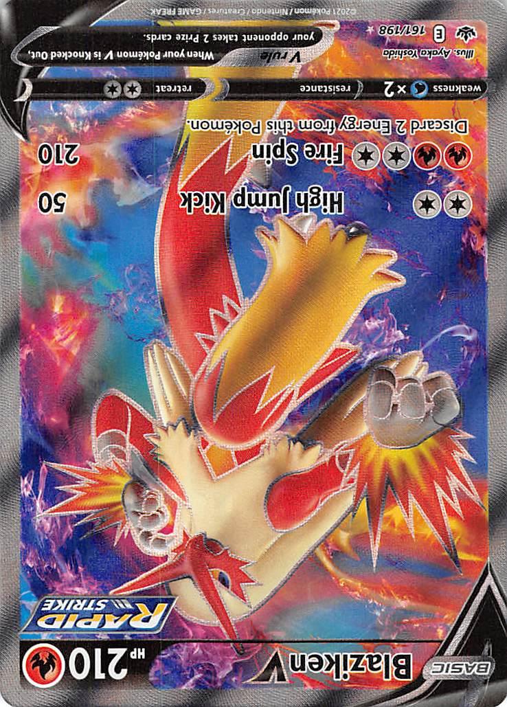 Blaziken V (161/198) [Sword & Shield: Chilling Reign] - Doe's Cards