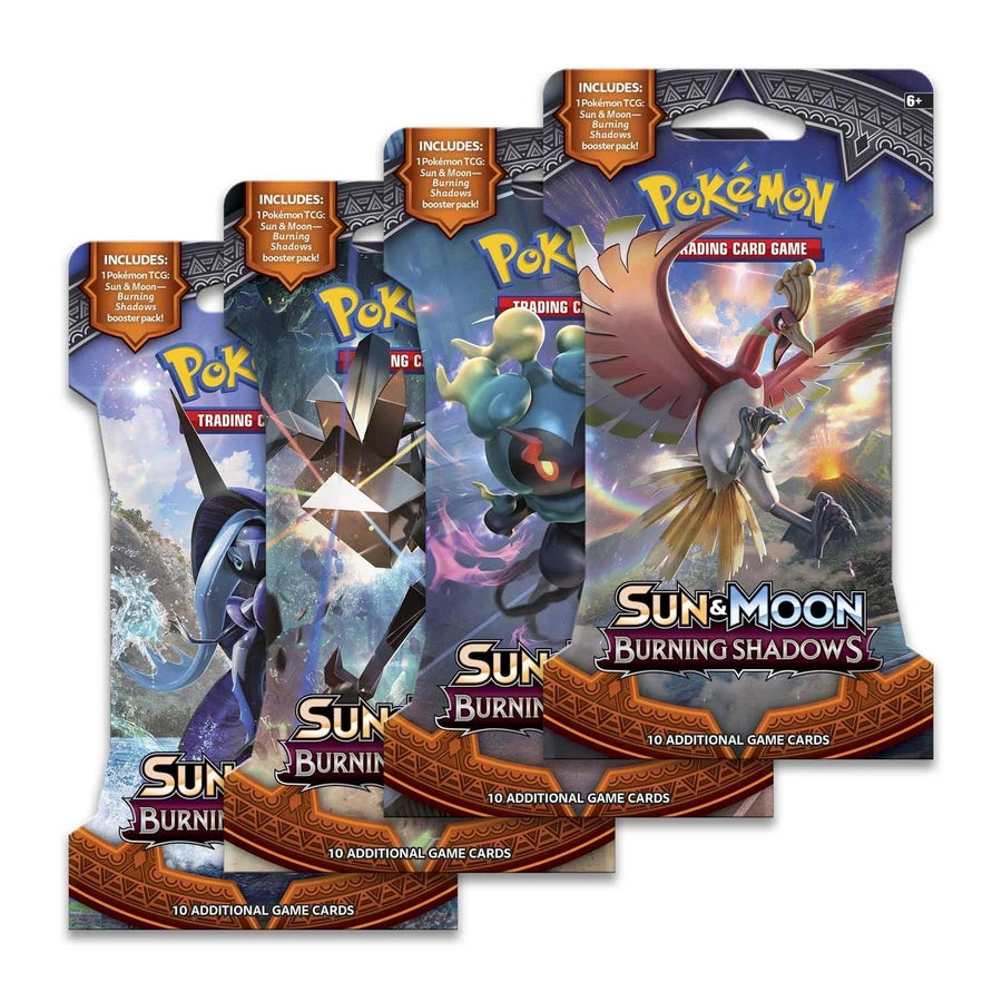 X 24 Pokémon - Sun&Moon : Burning shadow sleeved booster pack - Doe's Cards