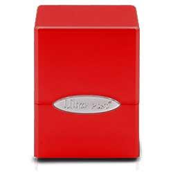 Ultra pro Deck box Satin cube red - Doe's Cards