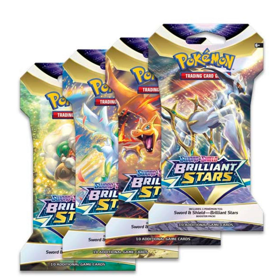 Pokémon Brilliant Stars sleeved booster pack ( X 24 lot ) - Doe's Cards