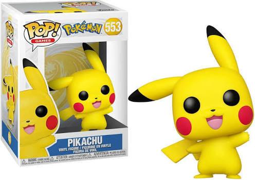 Pikachu Pokemon Funko Pop! Vinyl ( waving ) - Doe's Cards