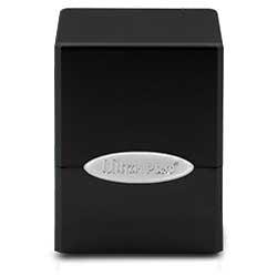 Ultra pro Deck box Satin cube jet black - Doe's Cards