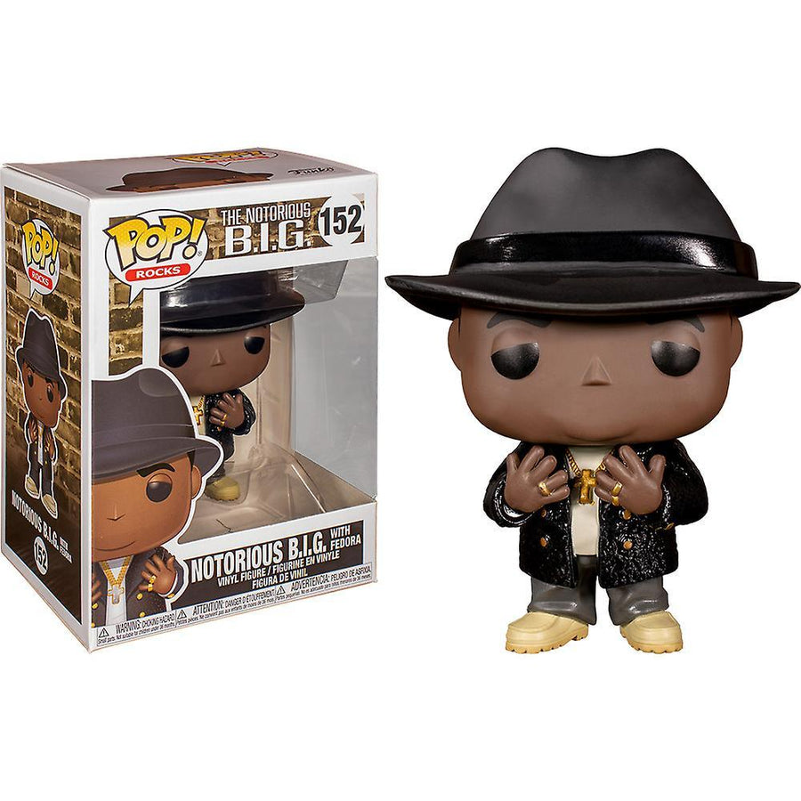 Notorious BIG Black Suit Fedora Pop! Vinyl - Doe's Cards