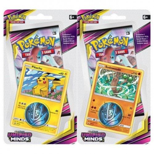 Pokémon Unified minds checklane blister ( set of 2 : pikachu & sudowoodo promo) - Doe's Cards