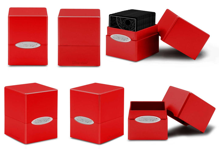 Ultra pro Deck box Satin cube red - Doe's Cards