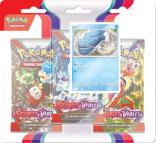 Pokemon Scarlet & Violet - Base Set - 3 pack blister - Doe's Cards